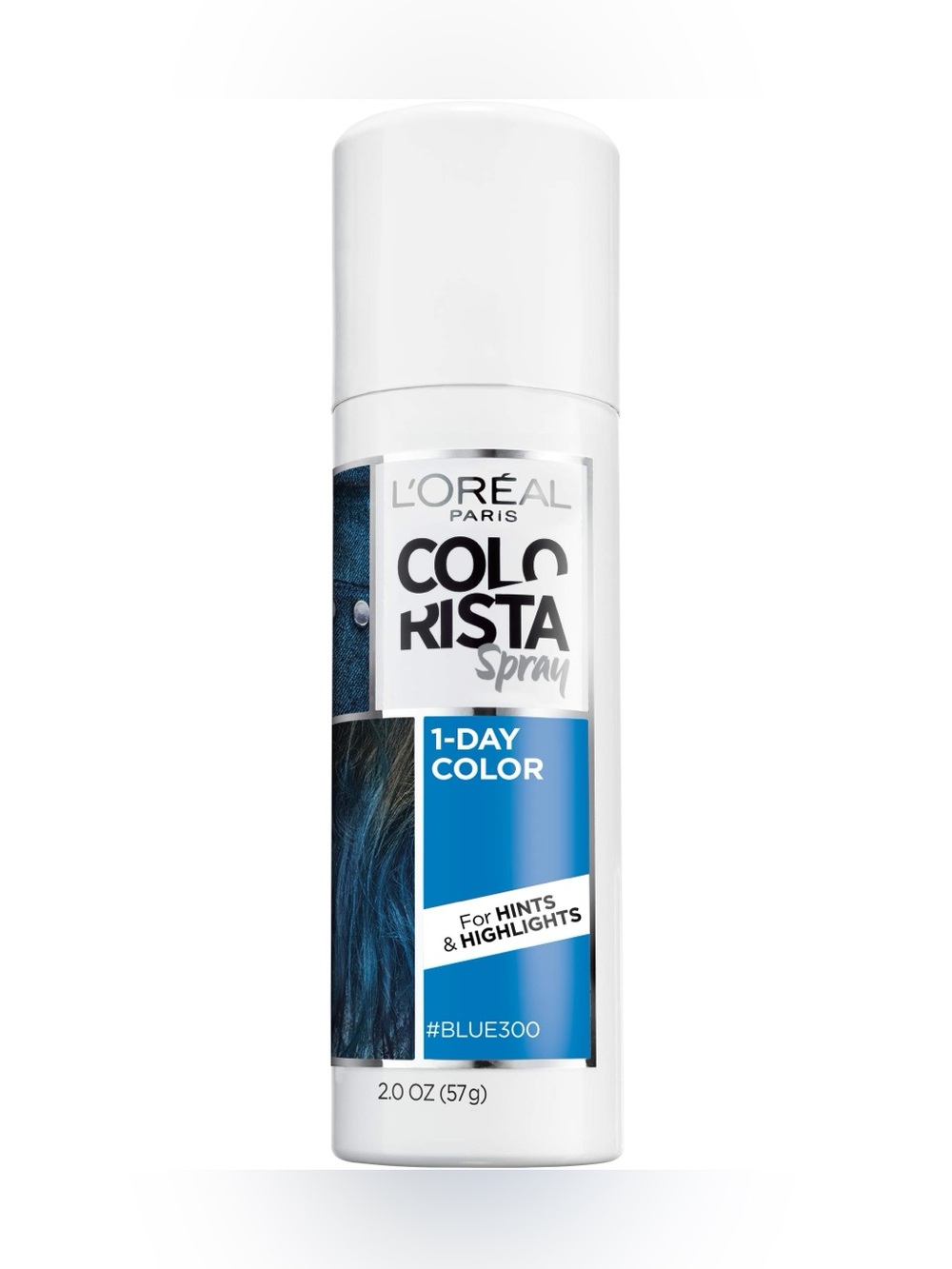 L’Oréal Paris Colorista 1-Day Hair Color Spray Blue 2 oz #BLUE300